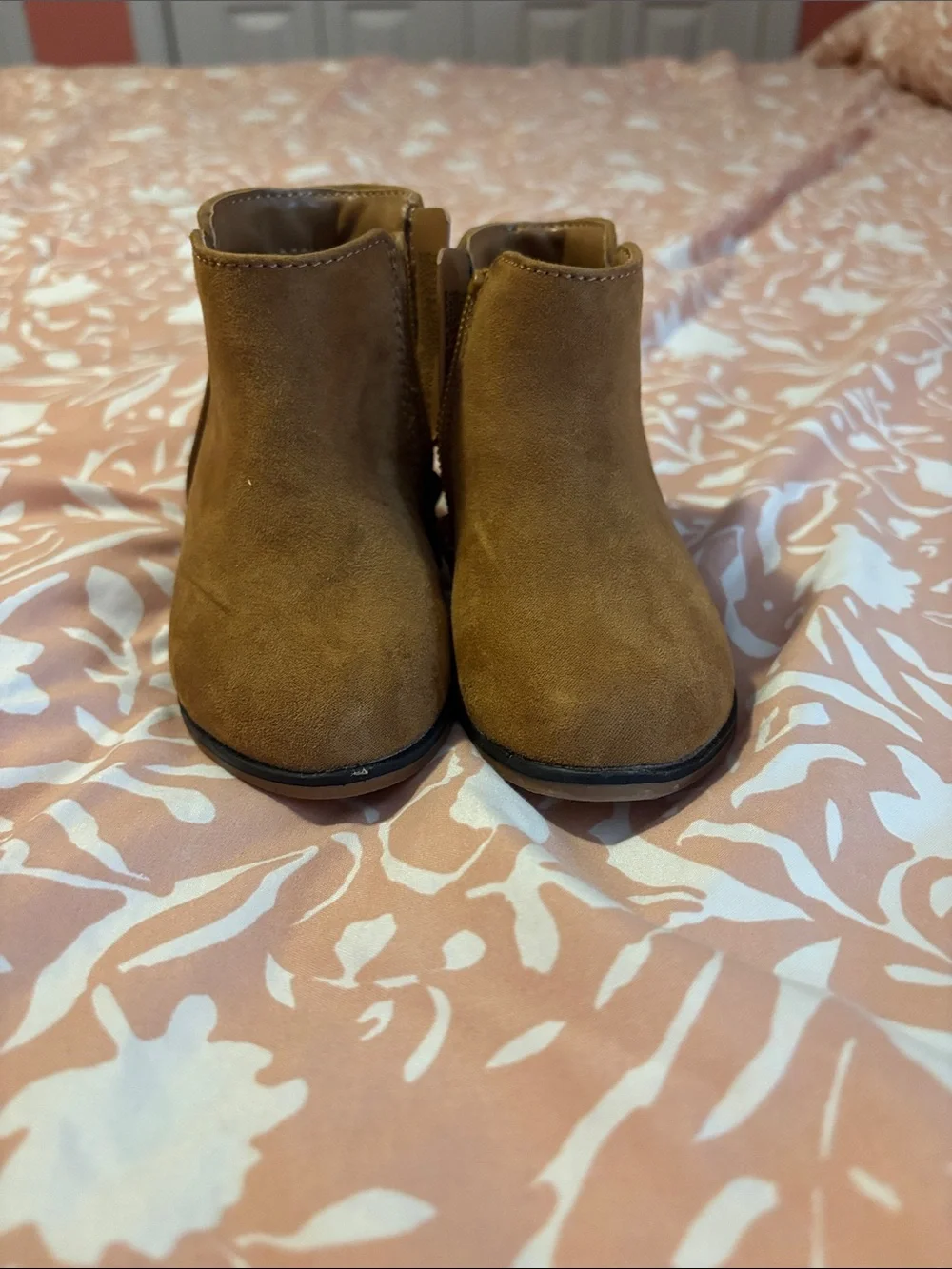 Cat & Jack Tan Girls Ankle Boots